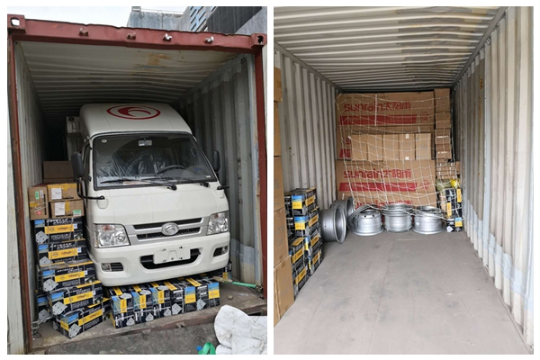 小型福田汽車&配件出口_國際貨運_旭洲物流